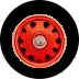 Wheel spinning illustration